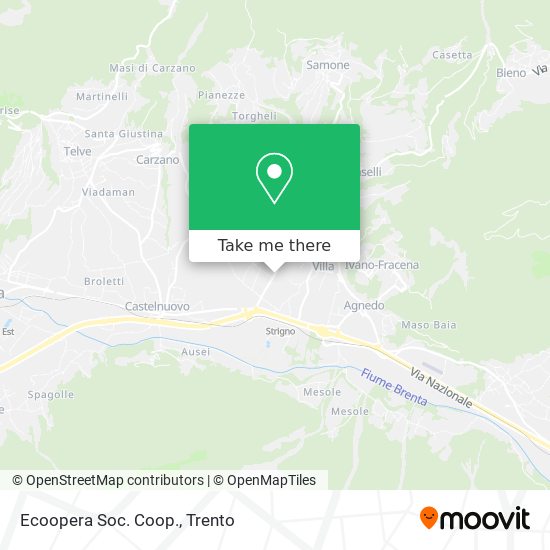 Ecoopera Soc. Coop. map