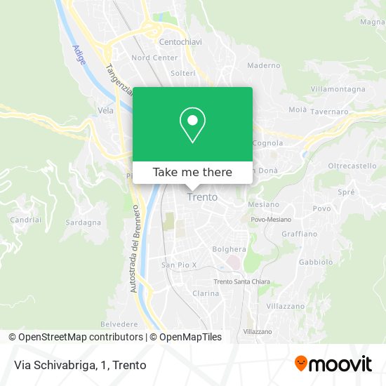 Via Schivabriga, 1 map