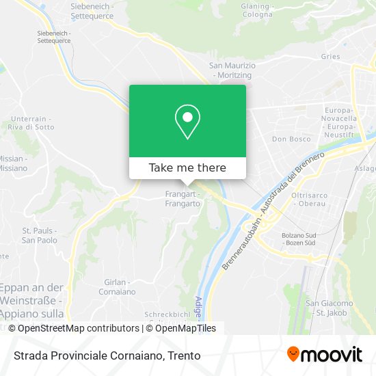 Strada Provinciale Cornaiano map