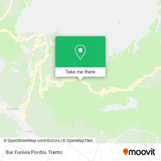 Bar Funivia Pordoi map