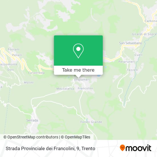 Strada Provinciale dei Francolini, 9 map