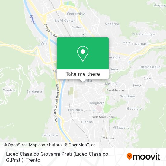 Liceo Classico Giovanni Prati (Liceo Classico G.Prati) map