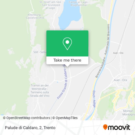 Palude di Caldaro, 2 map