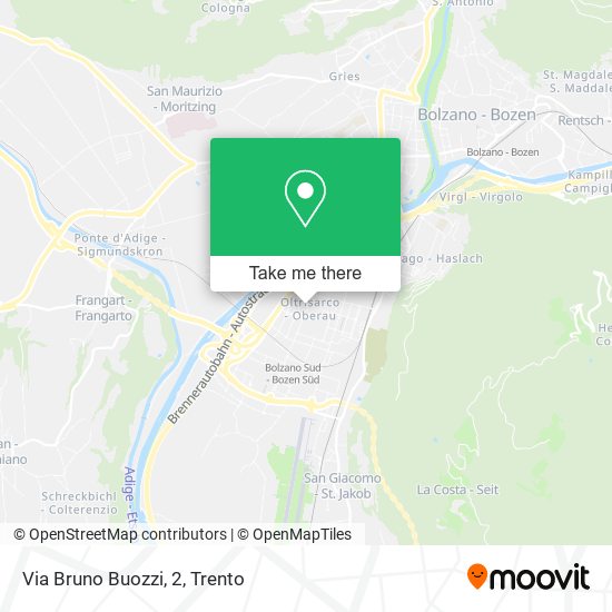 Via Bruno Buozzi, 2 map