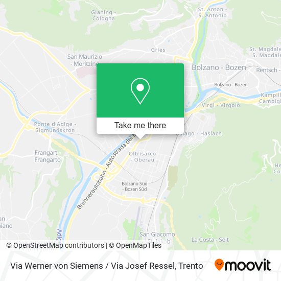 Via Werner von Siemens / Via Josef Ressel map