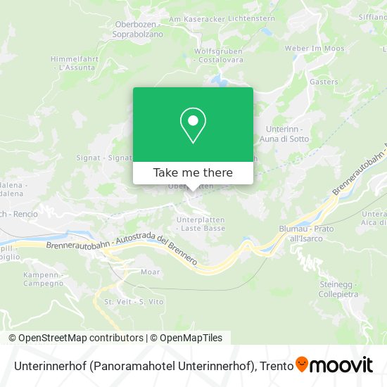 Unterinnerhof (Panoramahotel Unterinnerhof) map