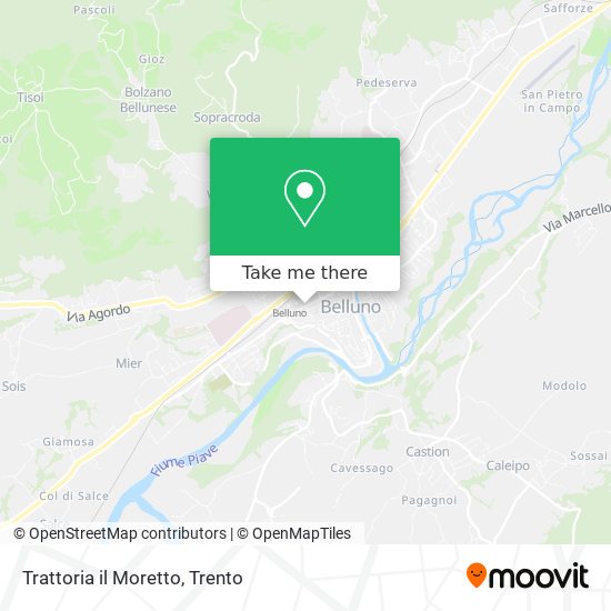 Trattoria il Moretto map