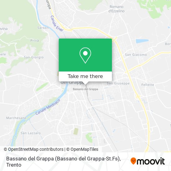 Bassano del Grappa map