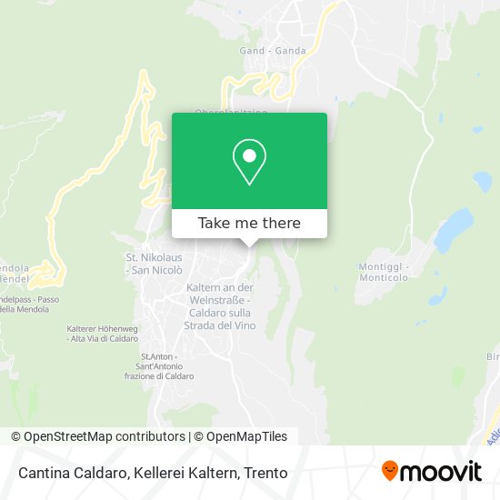 Cantina Caldaro, Kellerei Kaltern map