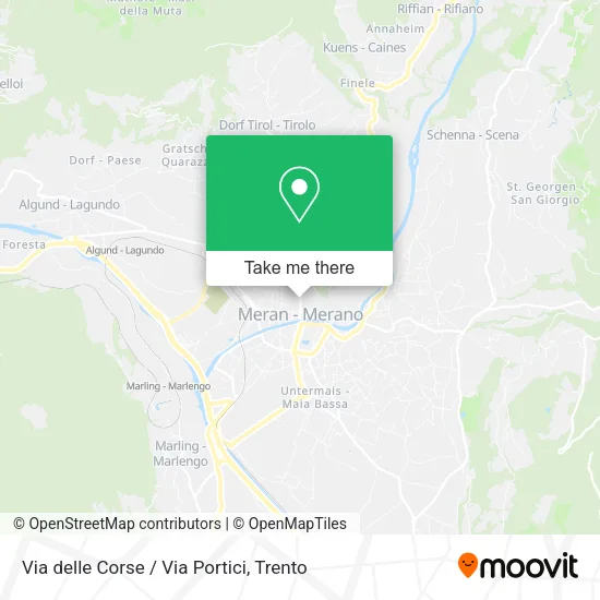 Via delle Corse / Via Portici map