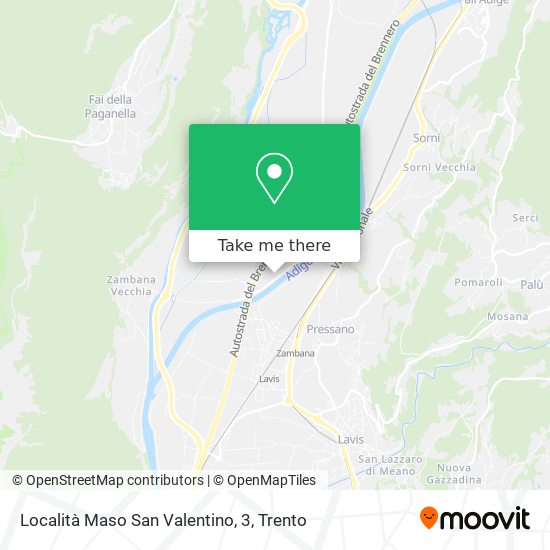 Località Maso San Valentino, 3 map