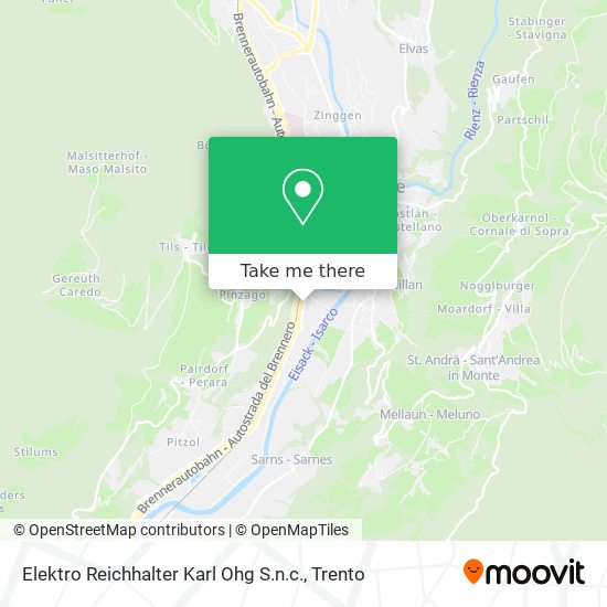 Elektro Reichhalter Karl Ohg S.n.c. map