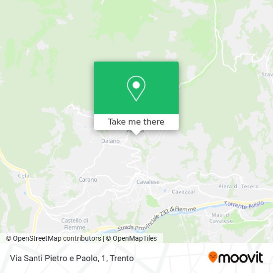 Via Santi Pietro e Paolo, 1 map