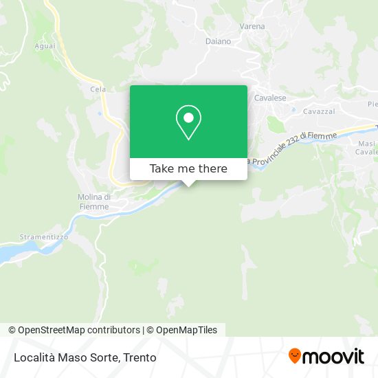 Località Maso Sorte map