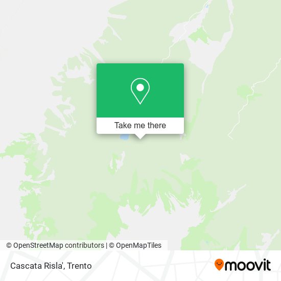 Cascata Risla' map