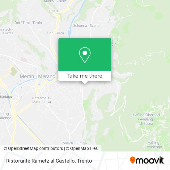 Ristorante Rametz al Castello map