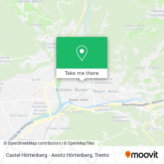 Castel Hörtenberg - Ansitz Hörtenberg map