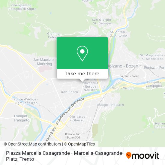 Piazza Marcella Casagrande - Marcella-Casagrande-Platz map