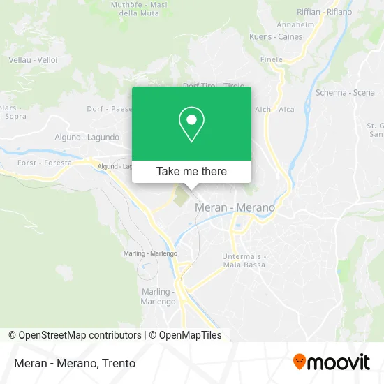 Meran - Merano map