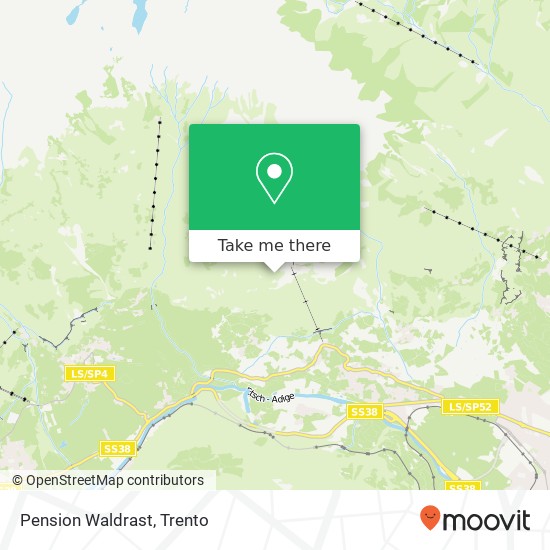 Pension Waldrast map