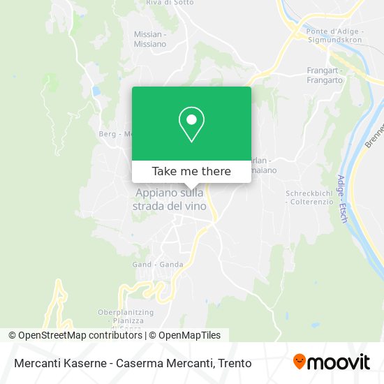 Mercanti Kaserne - Caserma Mercanti map