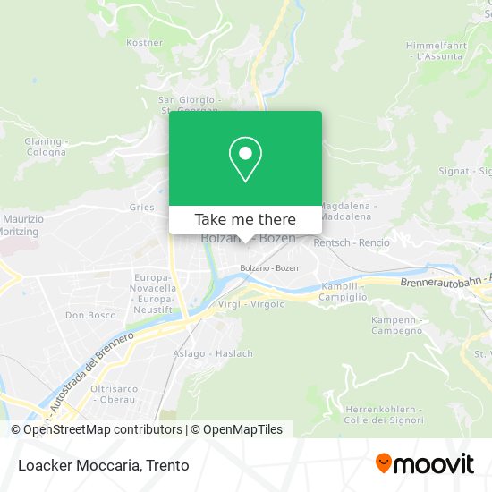 Loacker Moccaria map
