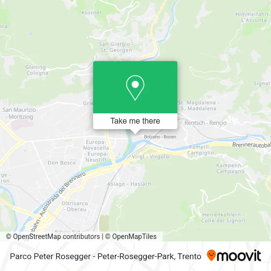 Parco Peter Rosegger - Peter-Rosegger-Park map