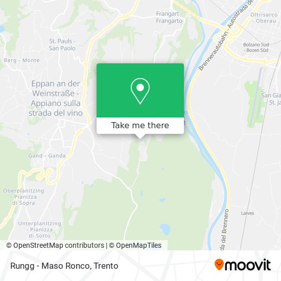 Rungg - Maso Ronco map