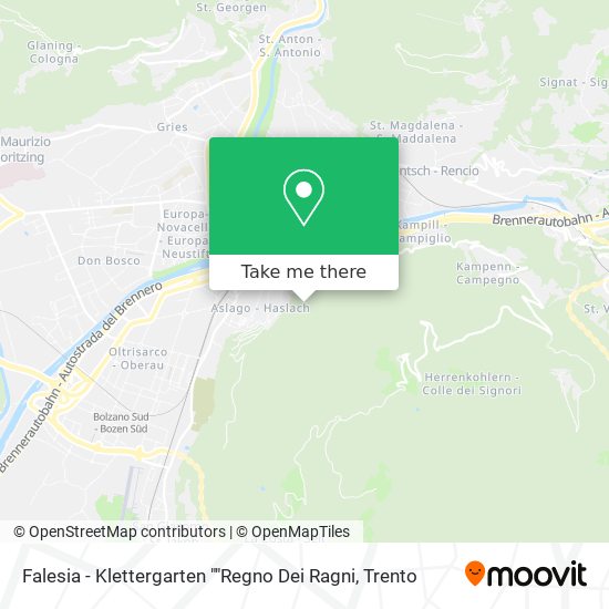 Falesia - Klettergarten ""Regno Dei Ragni map