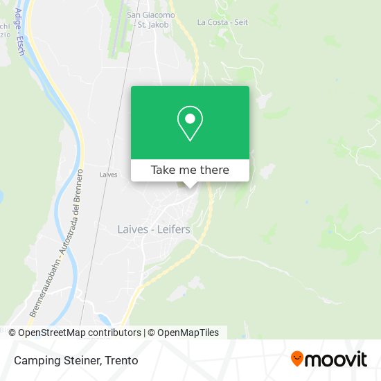 Camping Steiner map