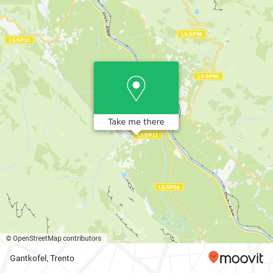 Gantkofel map