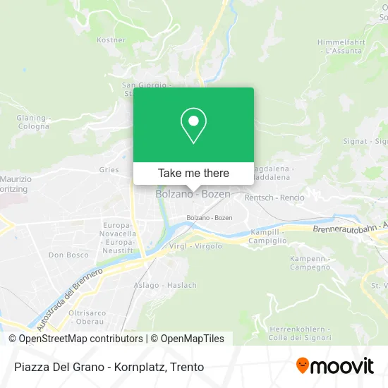 Piazza Del Grano - Kornplatz map