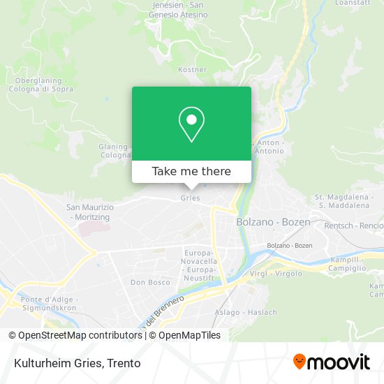 Kulturheim Gries map
