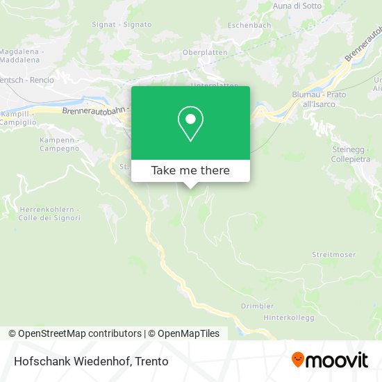 Hofschank Wiedenhof map