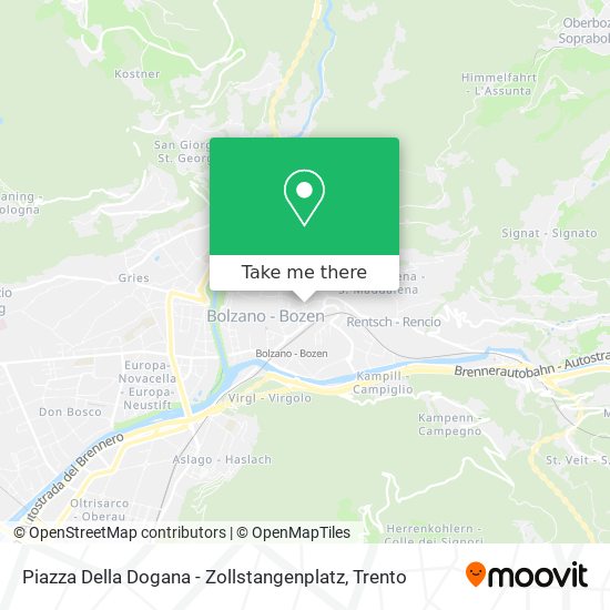 Piazza Della Dogana - Zollstangenplatz map