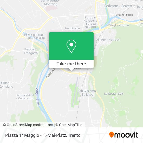 Piazza 1° Maggio - 1.-Mai-Platz map