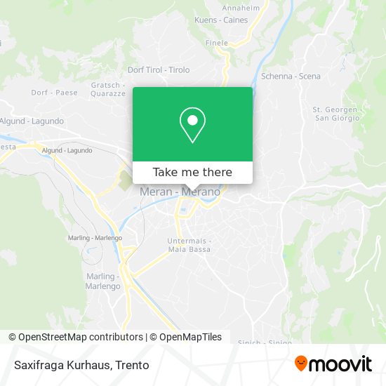 Saxifraga Kurhaus map