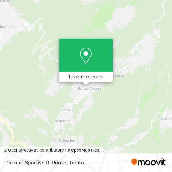 Campo Sportivo Di Ronzo map