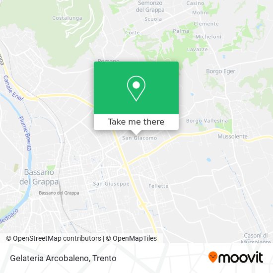Gelateria Arcobaleno map