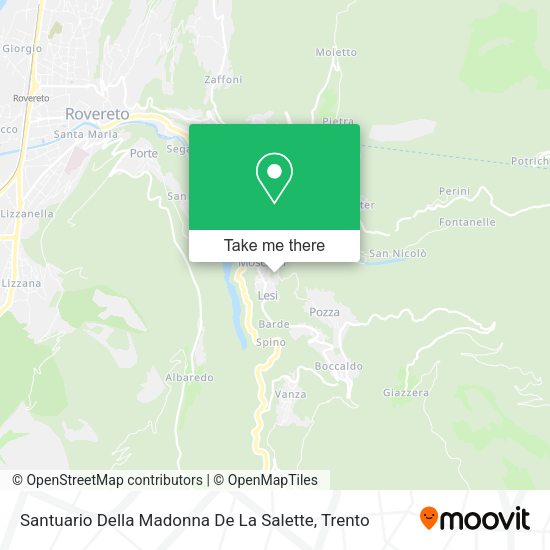 Santuario Della Madonna De La Salette map