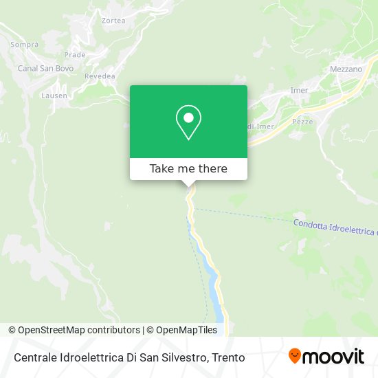 Centrale Idroelettrica Di San Silvestro map