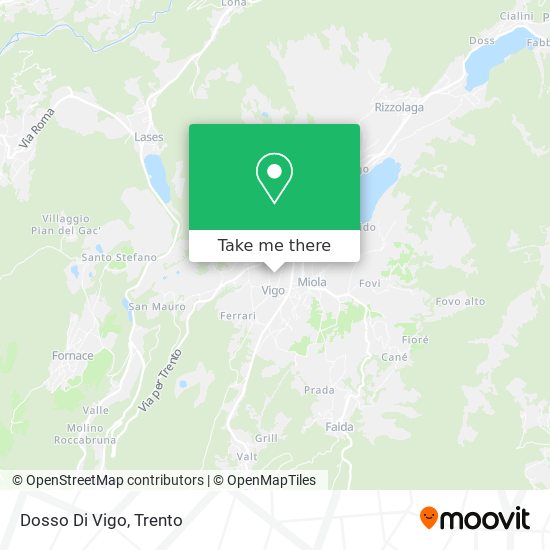 Dosso Di Vigo map