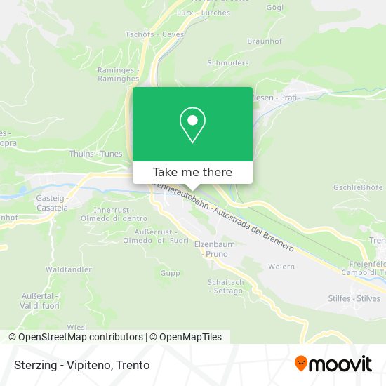 Sterzing - Vipiteno map