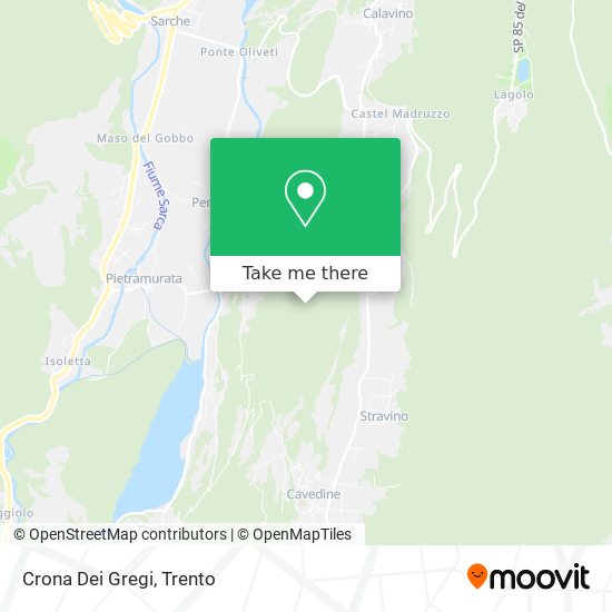 Crona Dei Gregi map
