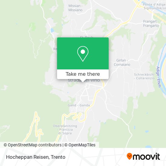 Hocheppan Reisen map