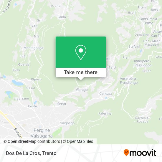 Dos De La Cros map