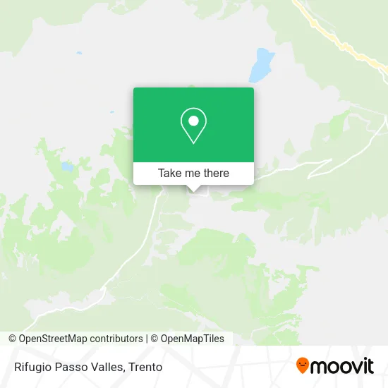 Valles Pass Refuge map
