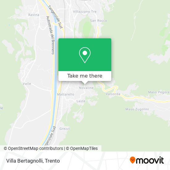Villa Bertagnolli map