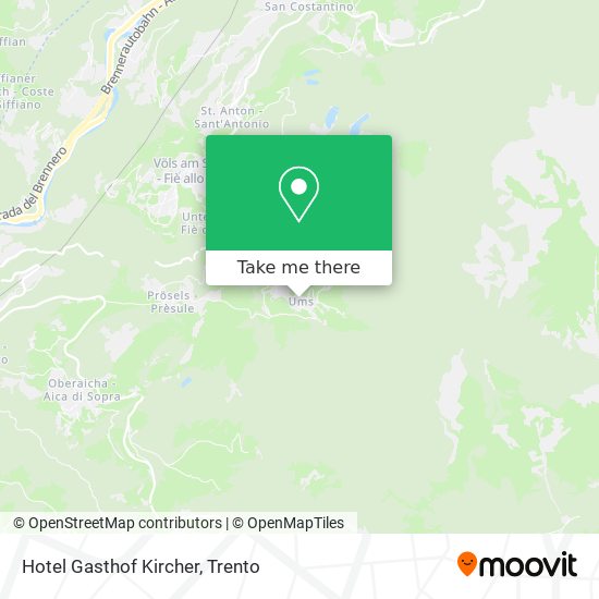 Hotel Gasthof Kircher map