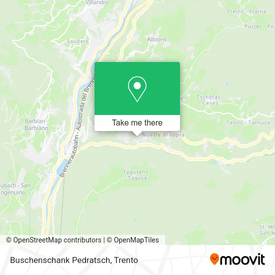 Buschenschank Pedratsch map